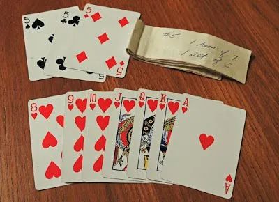 Ric Rac Rummy, a Card Game for Family Gatherings, version of Contract Rummy